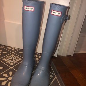 hunter size 8 rain boot tall
